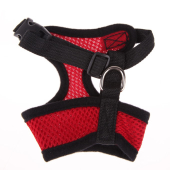 Soft Mesh Dog Harness Pet Puppy Cat Clothing Vest Red S June 2018 - 2 Soft Mesh Dog Harness Pet Puppy Cat Clothing Vest Red S - 2