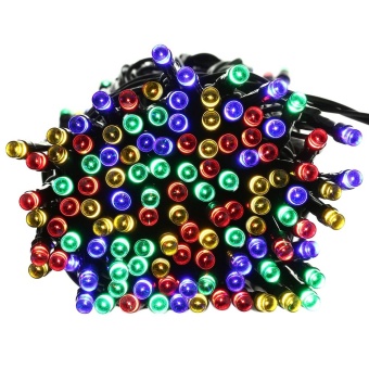 Solar Multi-color Lights 22m 200 LED Multi-color 8 Modes Solar Fairy String Lights For Outdoor Wedding Christmas Party - Intl June 2018 - 3 Solar Multi-color Lights 22m 200 LED Multi-color 8 Modes Solar Fairy String Lights For Outdoor Wedding Christmas Party - intl - 3