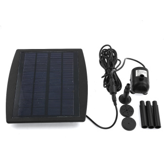 Solar Powered Professional Pump Fountain Pond Lights 9V 2.5WOutdoor Garden May 2018 - 4 Solar Powered Professional Pump Fountain Pond Lights 9V 2.5WOutdoor Garden - 4