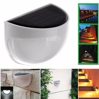 Solar Powered Wall Sensor Light Accent Lighting Waterproof 6 LED Practical Acent Lighting 10 Packs Warm White - Intl June 2018 - 2 Solar Powered Wall Sensor Light Accent Lighting Waterproof 6 LED Practical Acent Lighting 10 Packs Warm White - intl - 2