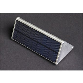 Solar Wall Lights Outdoor Aluminium Alloy 48 LED Microwave RadarSensor Waterproof Energy Saving Lamp Lamps For Garden - Intl June 2018 - 2 Solar Wall Lights Outdoor Aluminium Alloy 48 LED Microwave RadarSensor Waterproof Energy Saving Lamp Lamps For Garden - intl - 2