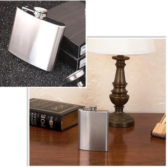 Stainless Steel 6OZ Alcohol Liquor Flask - Intl May 2018 - 3 Stainless Steel 6OZ Alcohol Liquor Flask - intl - 3