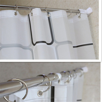 Stainless Steel Adjustable Tension Door Bathroom Shower CurtainPole Rod June 2018 - 5 Stainless Steel Adjustable Tension Door Bathroom Shower CurtainPole Rod - 5