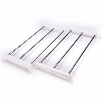 Stainless Steel Multifunctional Microwave Oven Shelf Rack StandingType Double Kitchen Storage Holders - Intl April 2018 - 3 Stainless Steel Multifunctional Microwave Oven Shelf Rack StandingType Double Kitchen Storage Holders - intl - 3