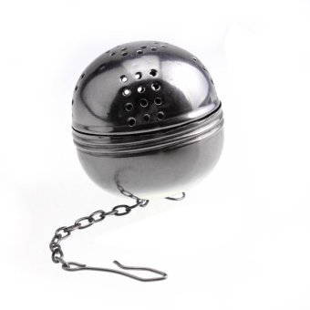 Stainless Steel Kettles Tea Sphere Locking Spice Egg Shape Ball Mesh Infuser  HS 