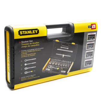 Stanley 1/2DR 27-piece Socket Set (Silver) June 2018 - 3 Stanley 1/2DR 27-piece Socket Set (Silver) - 3