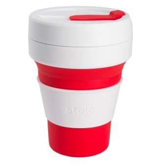 Stojo Collapsible Cups Black 12 Oz. April 2018 - 5 Stojo Collapsible Cups Black 12 oz. - 5