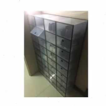 Sunnyware Shoe Mate Clear Collapsible Shoe Box - Large July 2018 - 3 Sunnyware Shoe Mate Clear Collapsible Shoe Box - Large - 3