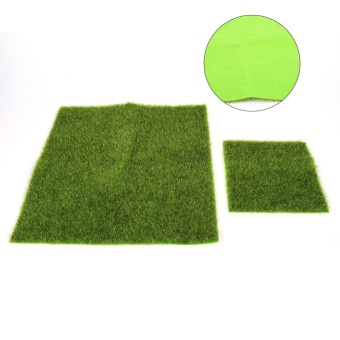Synthetic Miniature Garden Ornament DIY Craft Pot Artificial LawnGrass Plastic(15 X 15cm) - Intl June 2018 - 4 Synthetic Miniature Garden Ornament DIY Craft Pot Artificial LawnGrass Plastic(15 x 15cm) - intl - 4