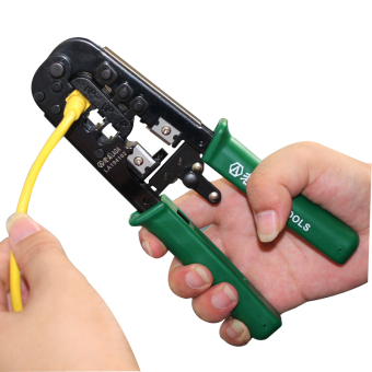 Three Use Rachet Crimping Pliers 4/6/8P Portable LAN Network Tool Kit Utp Cable Tester AND Plier Crimper Plug Clamp PC HandTool LA194102 (Intl) June 2018 - 2 Three use rachet crimping pliers 4/6/8P Portable LAN Network Tool Kit Utp Cable Tester AND Plier Crimper Plug clamp PC HandTool LA194102 (Intl) - 2