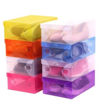 Transparent Shoe Box 28.5 X 10 X 18.5 Cm (Blue) June 2018 - 3 Transparent Shoe Box 28.5 x 10 x 18.5 cm (Blue) - 3