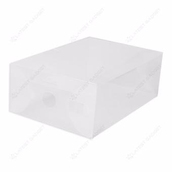 Transparent Shoe Box 33 X 20.5 X 12.5 Cm (White) June 2018 - 2 Transparent Shoe Box 33 x 20.5 x 12.5 cm (White) - 2