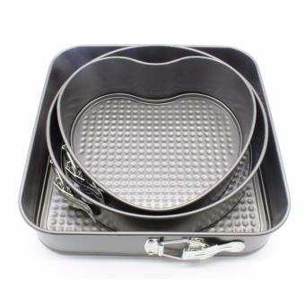 UNIBEST Nonstick 3 Piece Shapes Cake Mold Pan Set June 2018 - 2 UNIBEST Nonstick 3 Piece Shapes Cake Mold Pan Set - 2