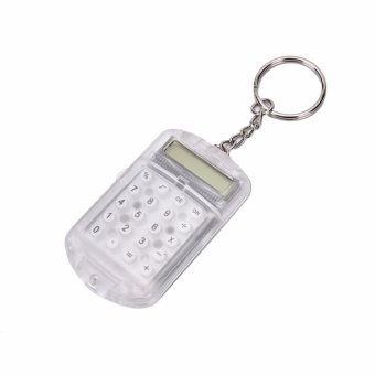 Useful Plastic Pocket With Keyring 8 Digit Display LCD Screen MiniCalculators - Intl June 2018 - 5 Useful Plastic Pocket With Keyring 8 Digit Display LCD Screen MiniCalculators - intl - 5