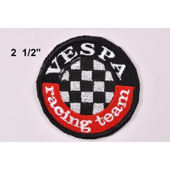 Vespa Racing Team Cloth Patch & Vespa Script Embroidered PatchSet (Get 2) June 2018 - 4 Vespa Racing Team Cloth Patch & Vespa Script Embroidered PatchSet (Get 2) - 4