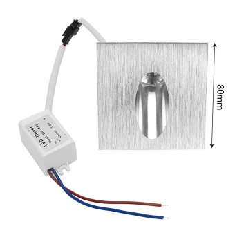 Wall Corner Lights For Stairs Corridor Foyer 3W Led FootlightRecessed Pathway Bulb Spot Light Square Wall Lamps - Intl July 2018 - 5 Wall Corner Lights for Stairs Corridor Foyer 3W Led FootlightRecessed Pathway Bulb Spot Light Square Wall Lamps - intl - 5