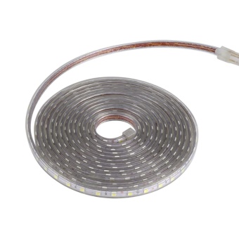 Waterproof SMD 5050 LED Strip 220V 60leds/m Flexible Tape Rope Light 5 Meters (Blue) - Intl April 2018 - 2 Waterproof SMD 5050 LED Strip 220V 60leds/m Flexible Tape Rope Light 5 Meters (Blue) - intl - 2