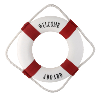 Welcome Red Nautical Wall Decor Ship Boat Ring Life Buoy Preserver 35cm June 2018 - 4 Welcome Red Nautical Wall Decor Ship Boat Ring Life Buoy Preserver 35cm - 4