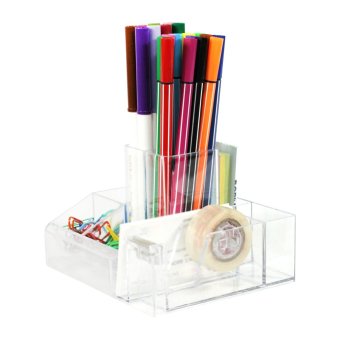 WORK360 Acrylic099 Crystal Clear Desk Organizer (Clear) April 2018 - 4 WORK360 Acrylic099 Crystal Clear Desk Organizer (Clear) - 4