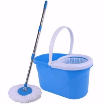 XZY New 360? Microfiber Magic Rotating Spin Head Easy CleaningFloor Mop Bucket Set (Color May Vary) June 2018 - 2 XZY New 360? Microfiber Magic Rotating Spin Head Easy CleaningFloor Mop Bucket Set (Color May Vary) - 2