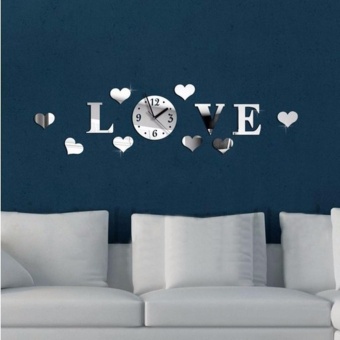 Yidabo Kids Bedroom Nursery Ceiling Fun Glow Mirror Effect Wall Sticker With Clock - Intl July 2018 - 2 Yidabo Kids Bedroom Nursery Ceiling Fun Glow Mirror Effect Wall Sticker with Clock - intl - 2