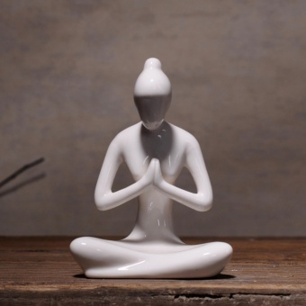 Yoga Girl Ceramic Sculpture Home Decor Creative Modern ArtFigurines - Intl June 2018 - 4 Yoga Girl Ceramic Sculpture Home Decor Creative Modern ArtFigurines - intl - 4