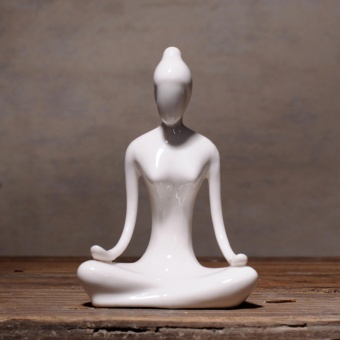 Yoga Girl Ceramic Sculpture Home Decor Creative Modern ArtFigurines - Intl June 2018 - 3 Yoga Girl Ceramic Sculpture Home Decor Creative Modern ArtFigurines - intl - 3