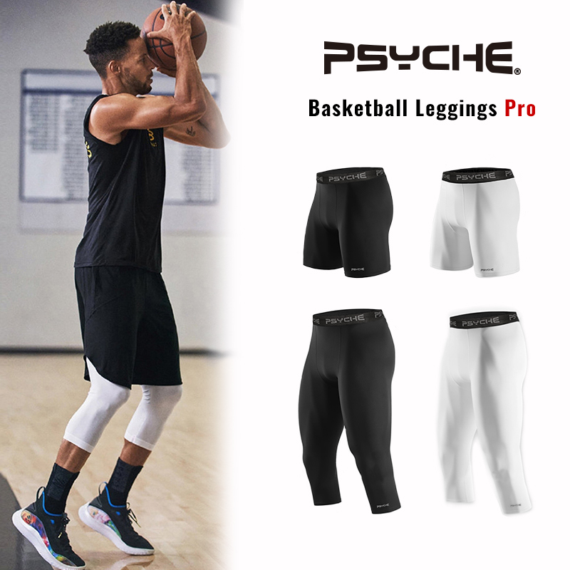 Psyche Basketball Compression Leggings for Men Compression Short  Compression Pants Basketball Supporter