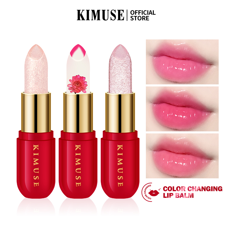 Discount on KIMUSE  shoes - SKU: KIMUSE Color Changing Lip Balm Long-Lasting Waterproof Moisturizing Lip Tint Lipstick Makeup 3 Color