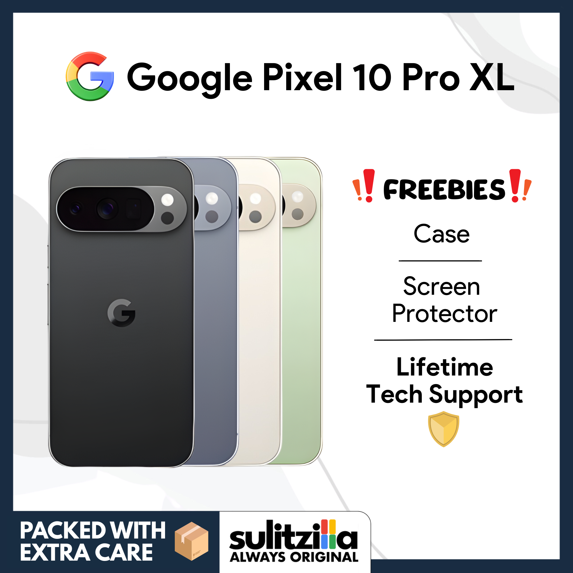 Pixel 10 Pro XL - US Model - (256GB/512GB) with 5G/eSIM and Google AI