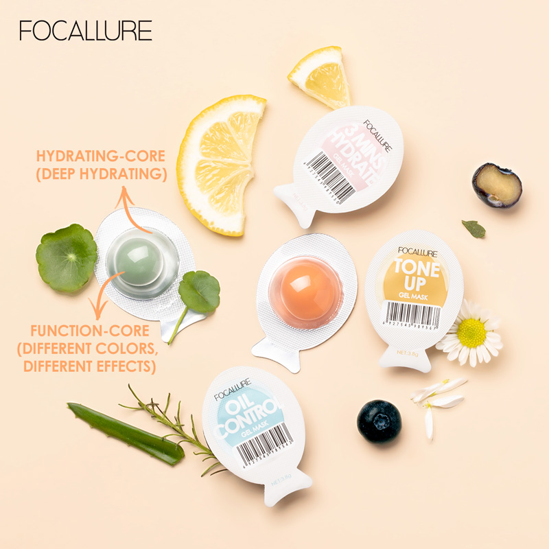 Discount on Focallure  shoes - SKU:  Twin-Core Mask Hydrating Oil Control  Acne Care Egg Mask