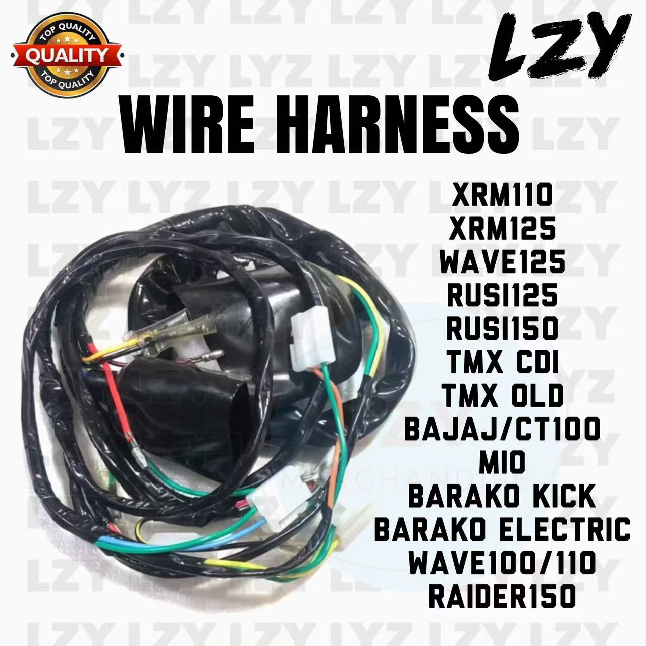 Bajaj Ct100 Compatible Motorcycle Wire Harness Brand New Ready