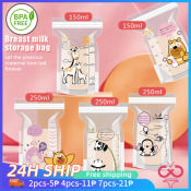 GS 30pcs Breastmilk Storage Bags Double Lock Bags susu Breastmilk Storage Bags Bpa Free Cnd