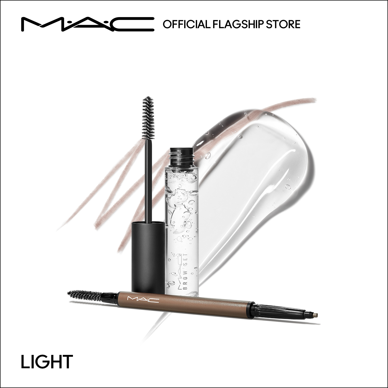 Discount on M.A.C  shoes - SKU: Mac - 2pcs Brow Set With Eye Brows Styler (Worth P1,700) • Made To Wow Brow Kit
