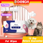 Pet Wipes - Multi-Purpose Grooming Wet Tissues for Dogs and Cats