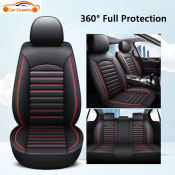 Universal Leather Car Seat Cover Set, Five-Seater, Full Protection