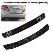 Ocpa 2019 2020 2021 Mitsubishi Mirage G4 Car Rear Bumper Diffusers Lip Spoiler Body Kits Abs Plastic