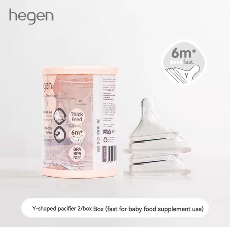 Bình sữa trẻ em Hegen Bình bú PCTO gốc PPSU Bình sữa cho bé cổ rộng 150ml/240ml/330ml