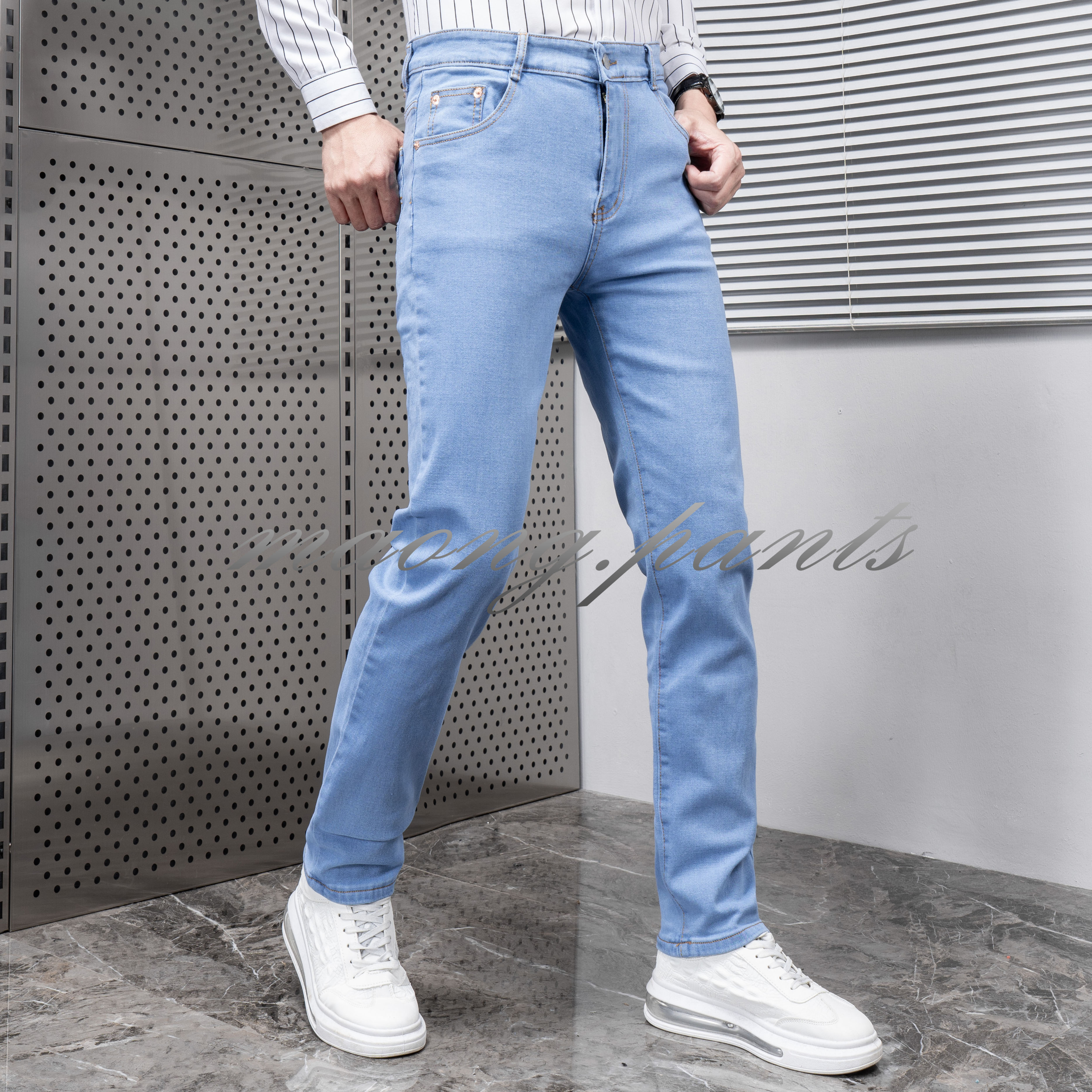Loose Fit Jeans in Light Blue | Balenciaga US-donghotantheky.vn