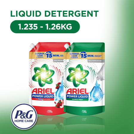 Ariel Sunrise Fresh Floral Passion Liquid Detergent Refill 1.24KG