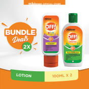 OFF! Mosquito Repellent Lotion - Overtime & Kids Set