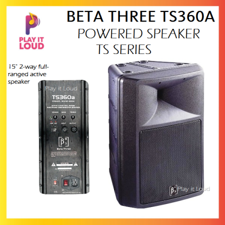 BETA THREE B3 TS360A 2-WAY FULL-RANGED POWERED SPEAKER