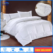White Comforter: Single-King Size Bed, Brand Name (if available)
