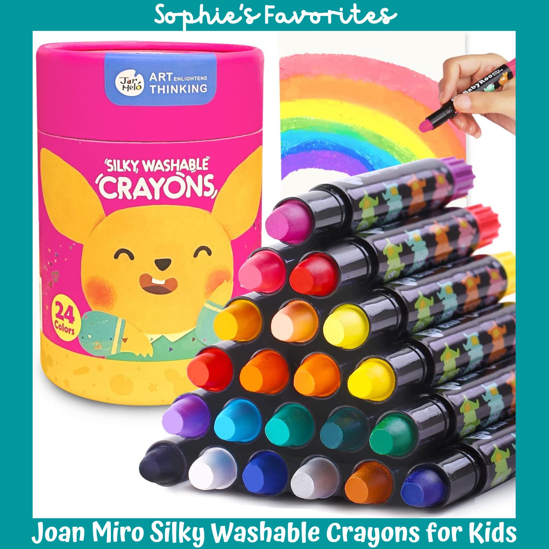 Tookyland Washable Silky Crayons 12s
