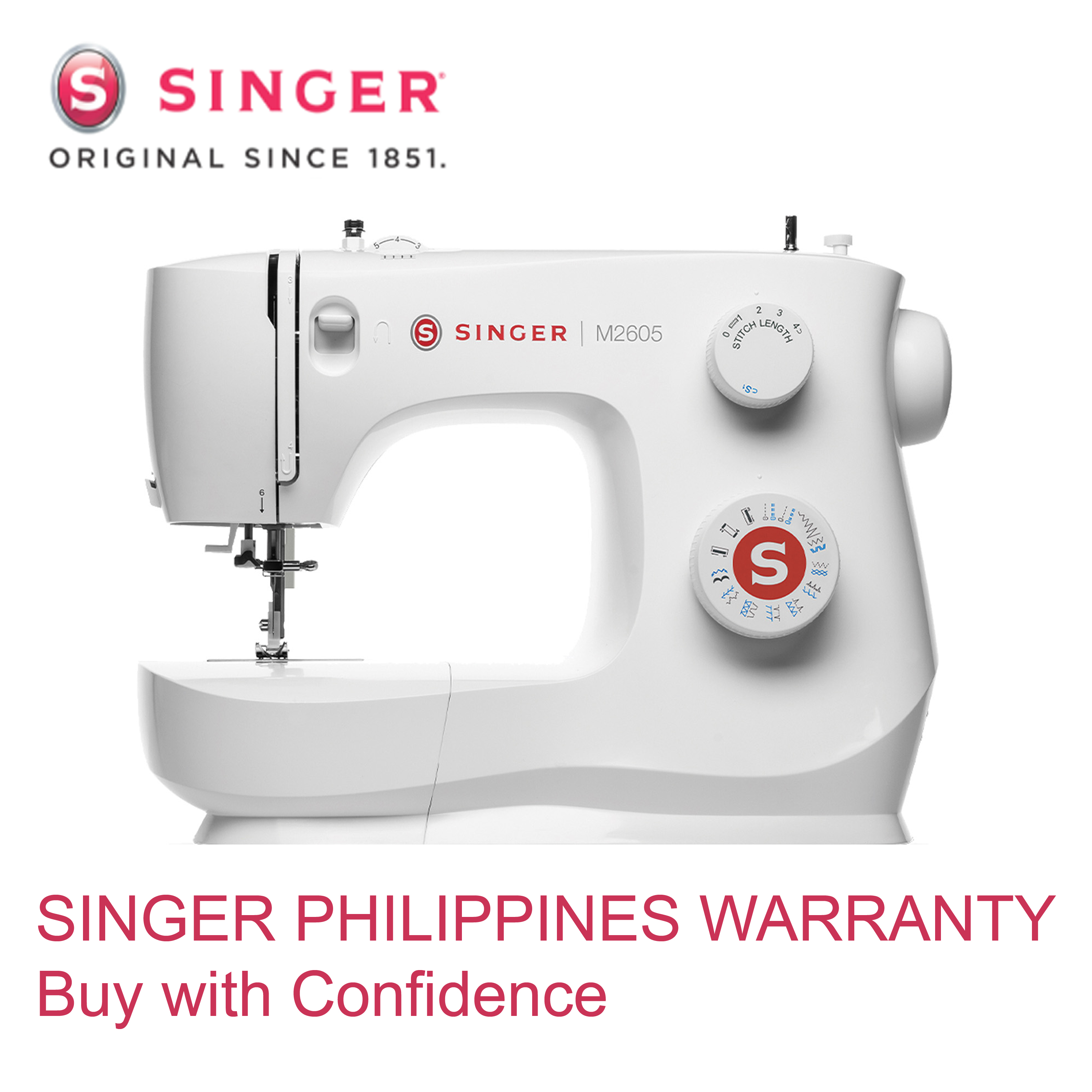 Singer M2605 Sewing Machine. 21 Stiches. FREE SERVICE AND CHECK UP BY SINGER PHILIPPINES