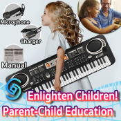 61-Key Keyboard Piano Toy for Kids, Musical Instrument 