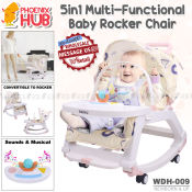 Phoenix Hub Portable Baby Rocker Dining Chair