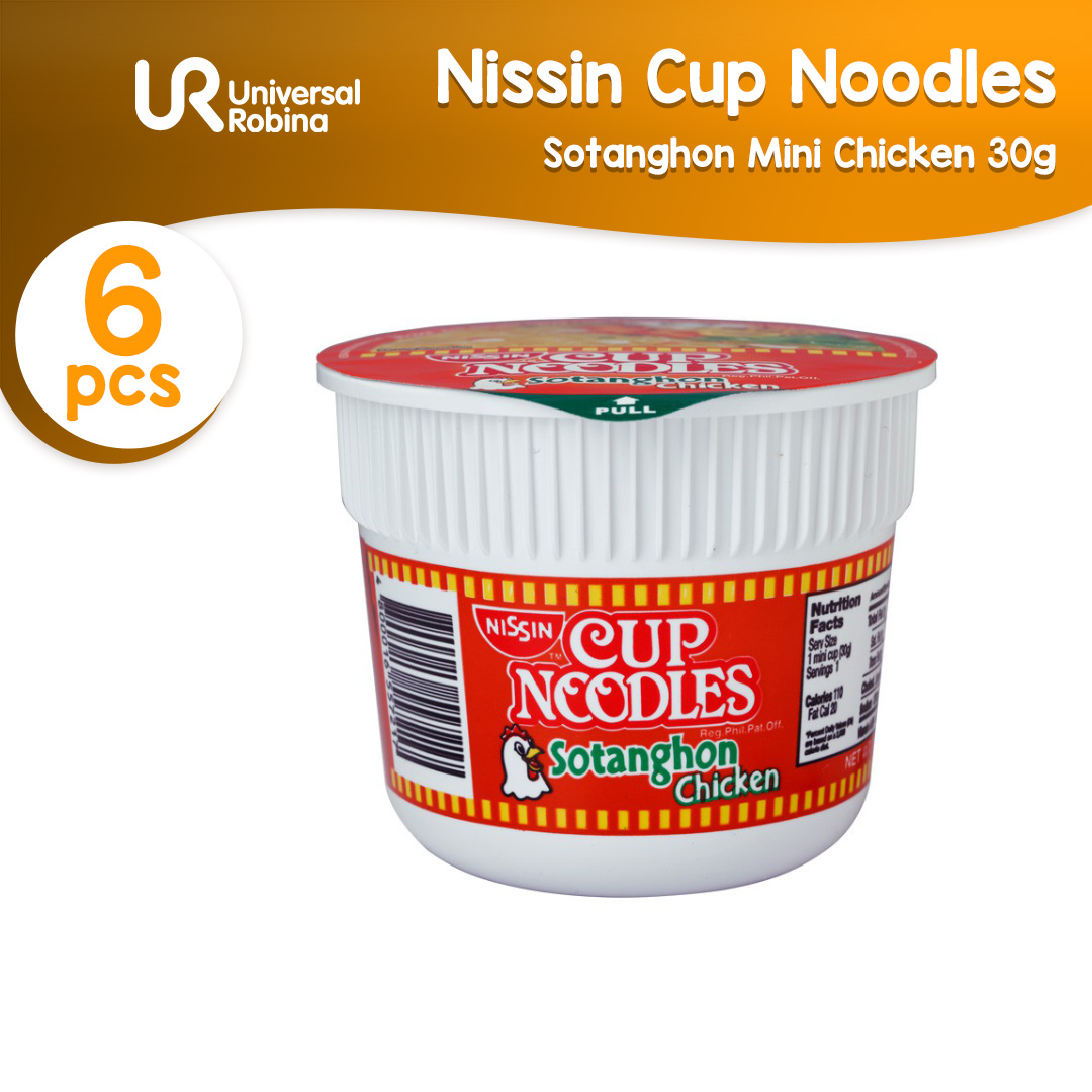 Nissin Cup Noodles Sotanghon Chicken Flavor 30g — .