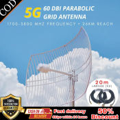 5G Mimo Grid Antenna Set with N Connector, Optional Cables