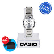 Casio Silver Dial Stainless Steel Watch for Women